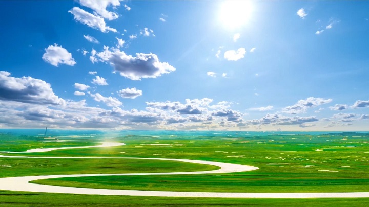美丽的草原我的家-蒙古草原演讲朗诵歌曲led背景视频