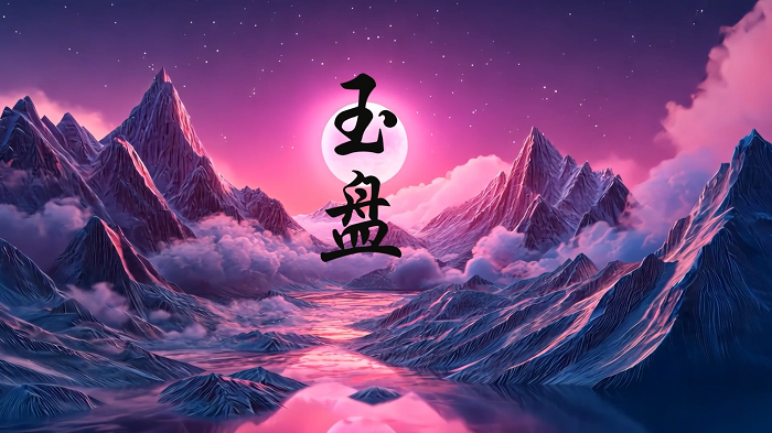 玉盘-儿童歌曲舞台表演背景视频